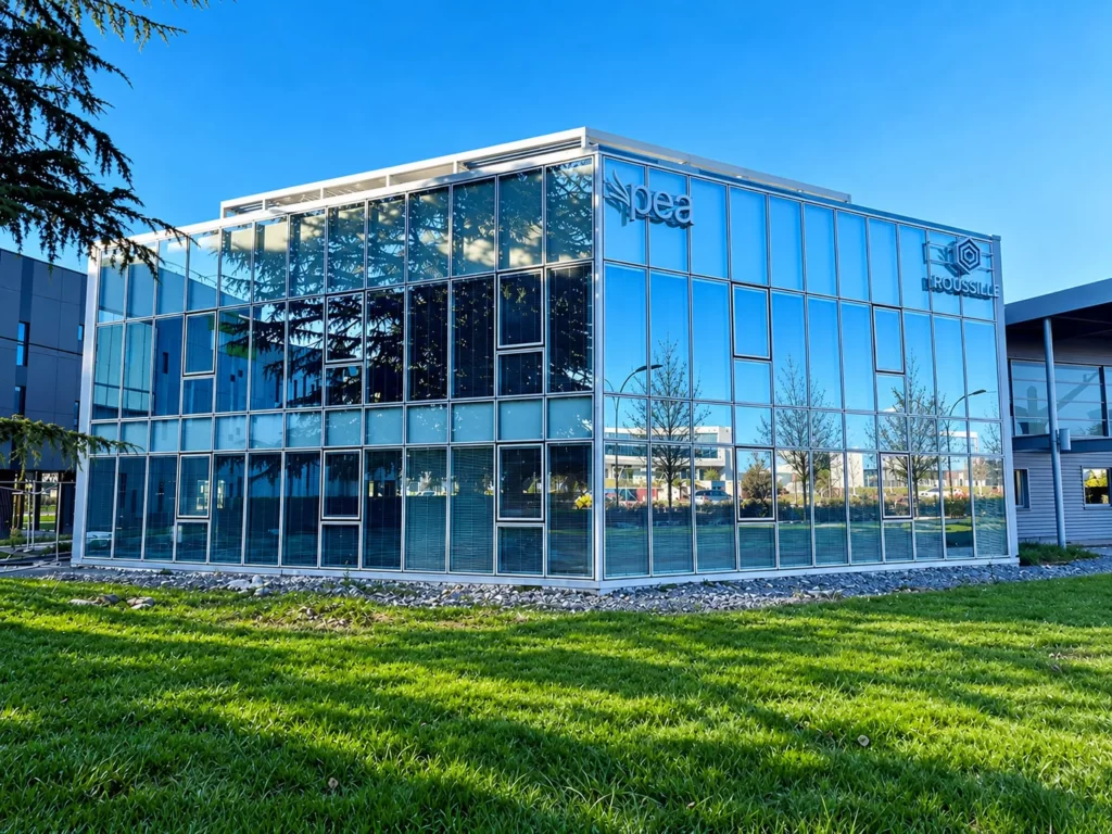 Le bâtiment PEA à Pau, siège du cabinet Roussille Assurances